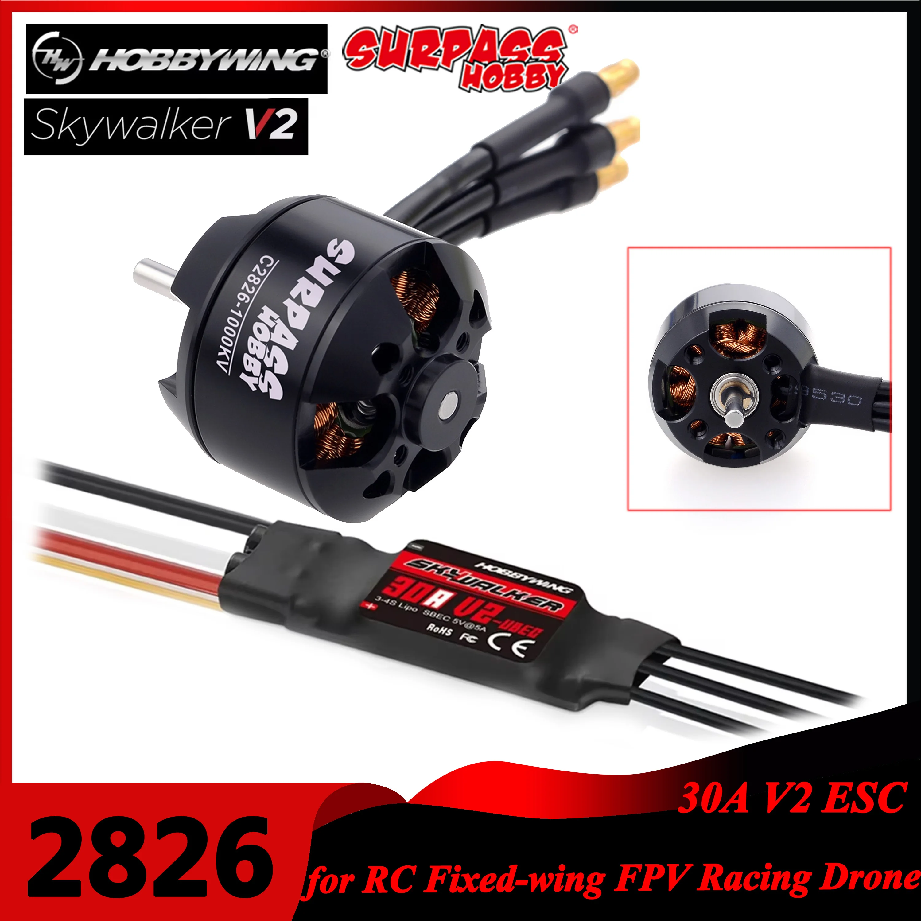 Aşmak Hobi 2826 1000KV 1350KV  - Drone Racing Esc incelemesi ve fiyatı