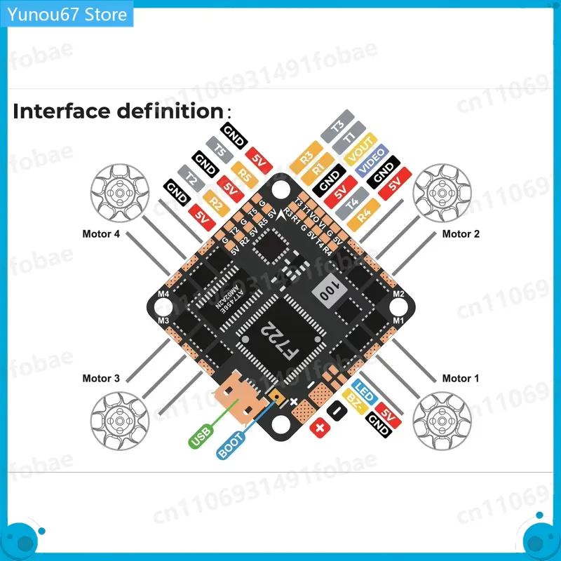 GEPRC GEP-F722-45A AIO V2 uçuş - Drone Racing Esc incelemesi ve fiyatı
