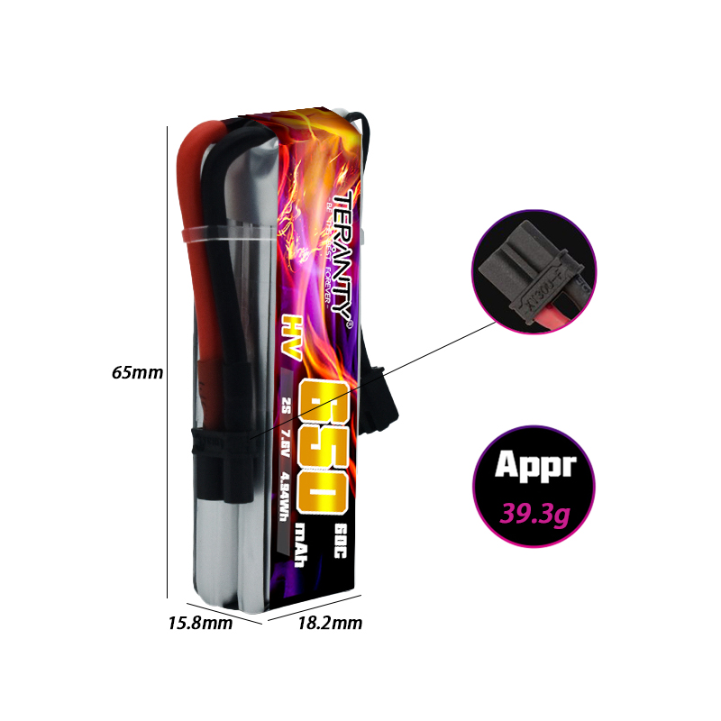 2/4/6/10 ADET TERANTY 650mAh 2 - Drone Racing Battery incelemesi ve fiyatı
