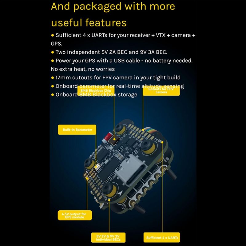 Speedybee F405 Mini Stack BLS  - Drone Racing Esc incelemesi ve fiyatı