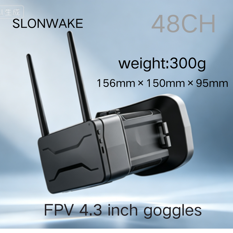 5.8G FPV Gözlüğü 4.3 İnç 480*2 - Drone Racing Goggles incelemesi ve fiyatı